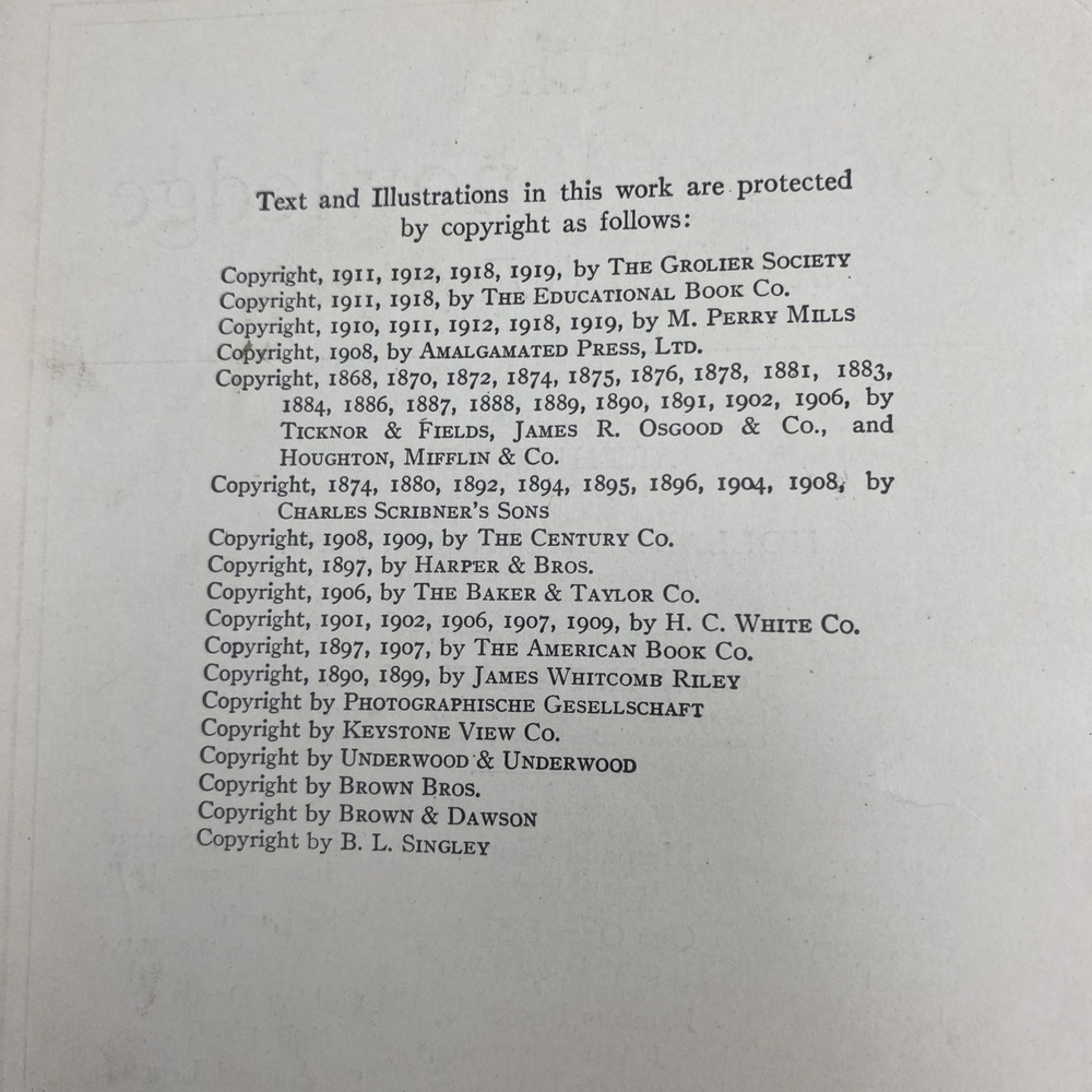 Antique The Book of Knowledge Volume III 3 Children's‎ Encyclopedia 1919 - Picture 6 of 7